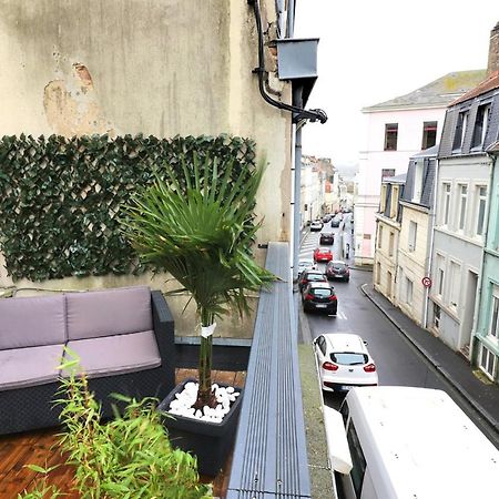 Grand Studio Terrasse Centre Historique Restaurant Nausicaa Boulogne-sur-Mer Exterior foto